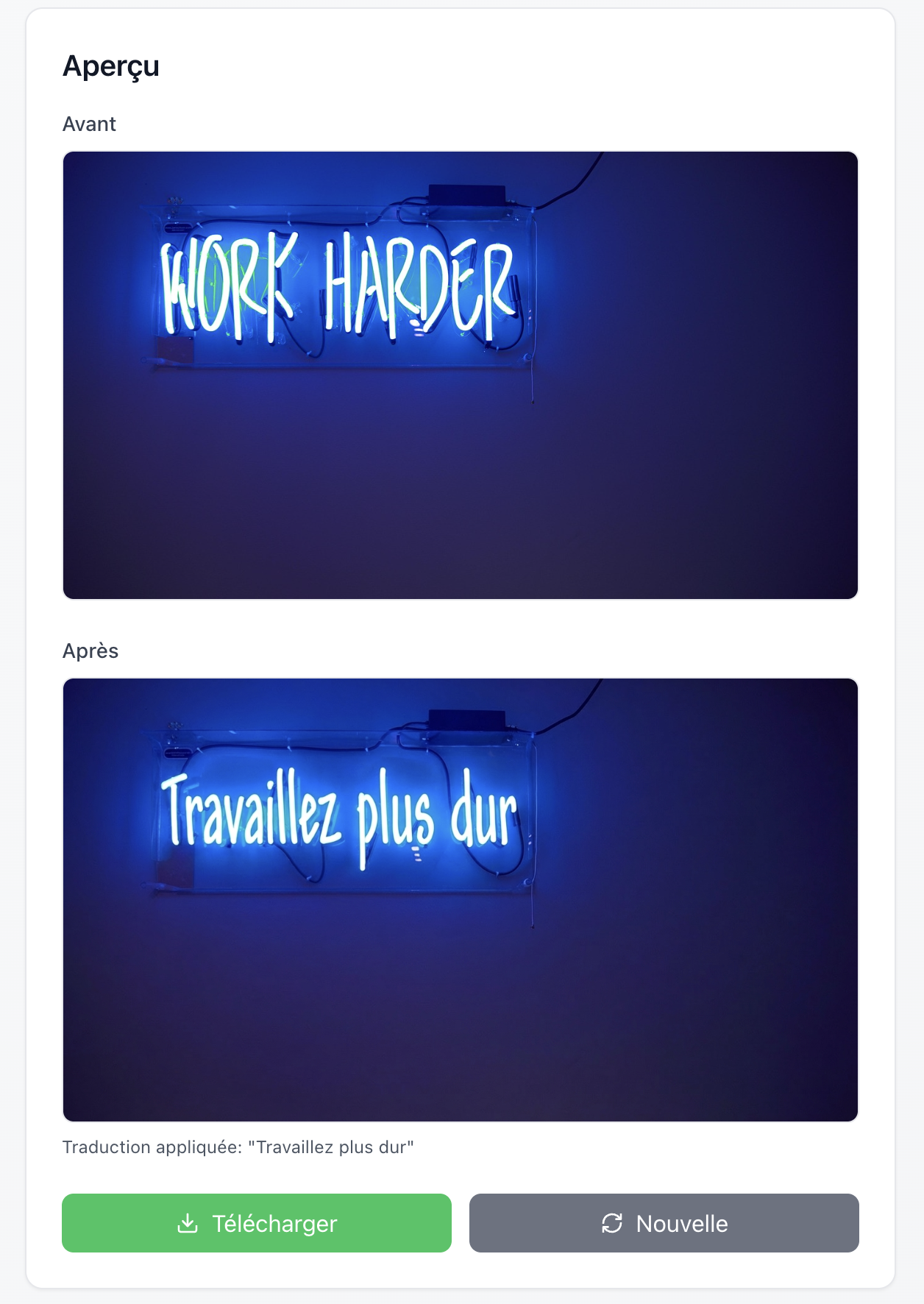 MediaTrad, traduction de visuels